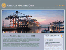 Tablet Screenshot of americanmaritimecases.com